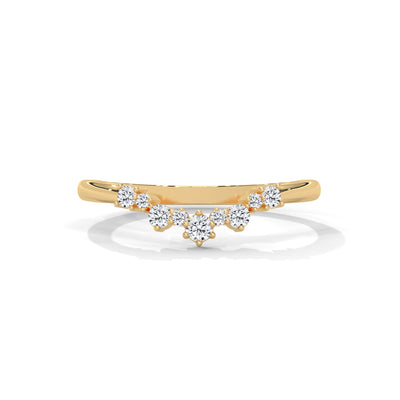 Cascading Stardust Diamond Ring — IGI Certified Diamond Jewellery | My Carat India