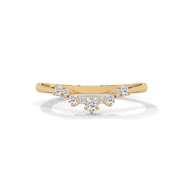 Cascading Stardust Diamond Ring