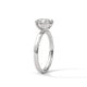 Luminous Oval Solitaire Ring