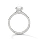Twisted Vine Solitaire Ring
