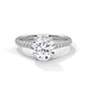 Lumière Pavé Solitaire Ring