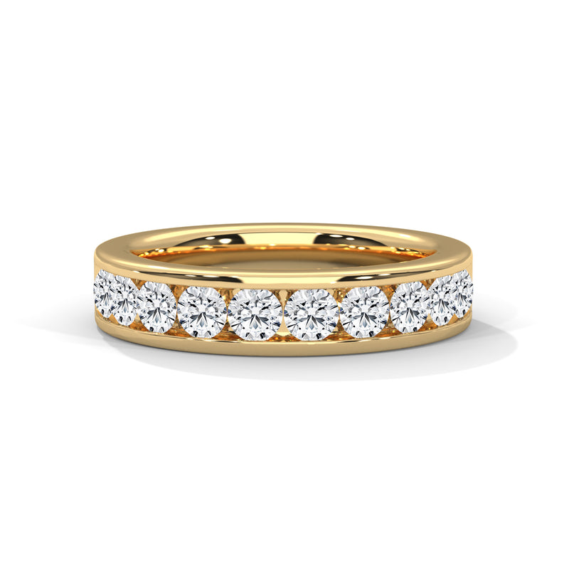 Luminous Channel Band Ring