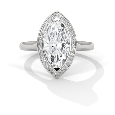 Celestial Eye Halo Ring — IGI Certified Diamond Jewellery | My Carat India