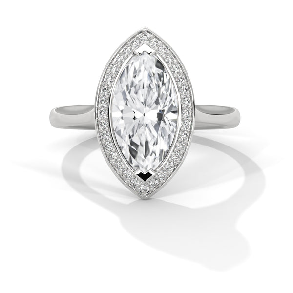 Celestial Eye Halo Ring