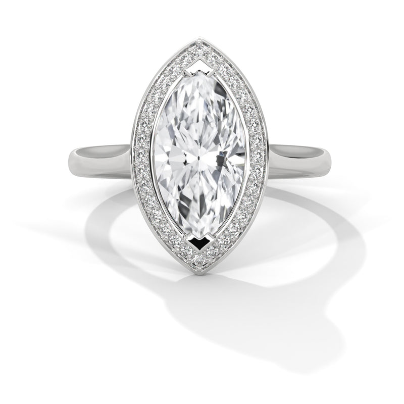 Celestial Eye Halo Ring