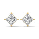 Royal Point Solitaire Stud Earrings