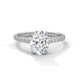 Luminous Oval Solitaire Ring