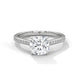 Cushion Crown Solitaire Ring