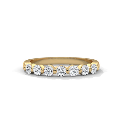 Celestial Arc Diamond Ring — IGI Certified Diamond Jewellery | My Carat India