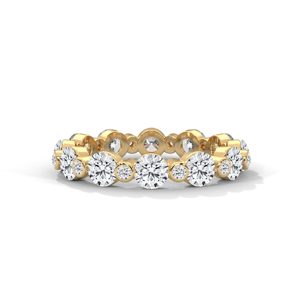 Bubble Bezel Eternity Ring
