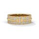 Parallel Gleam Diamond Band Ring