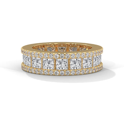 Royal Sovereign Eternity Ring — IGI Certified Diamond Jewellery | My Carat India