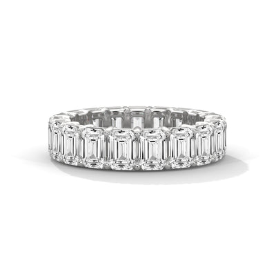 Endless Emerald Eternity Ring — IGI Certified Diamond Jewellery | My Carat India