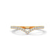 Wishbone Chevron Diamond Ring