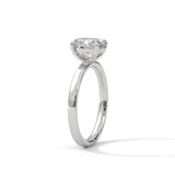 Luminous Oval Solitaire Ring