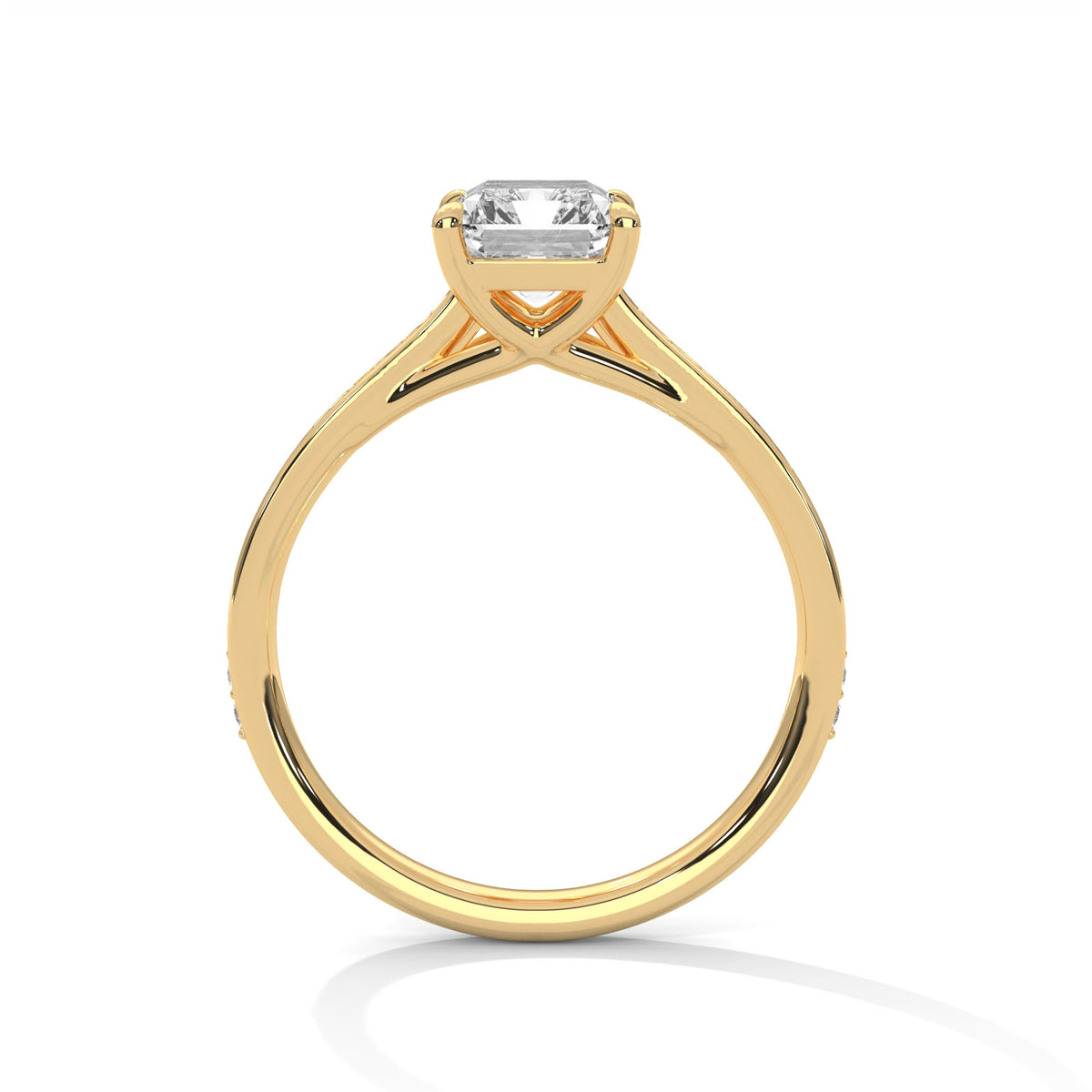 Radiant Illusion Solitaire Ring