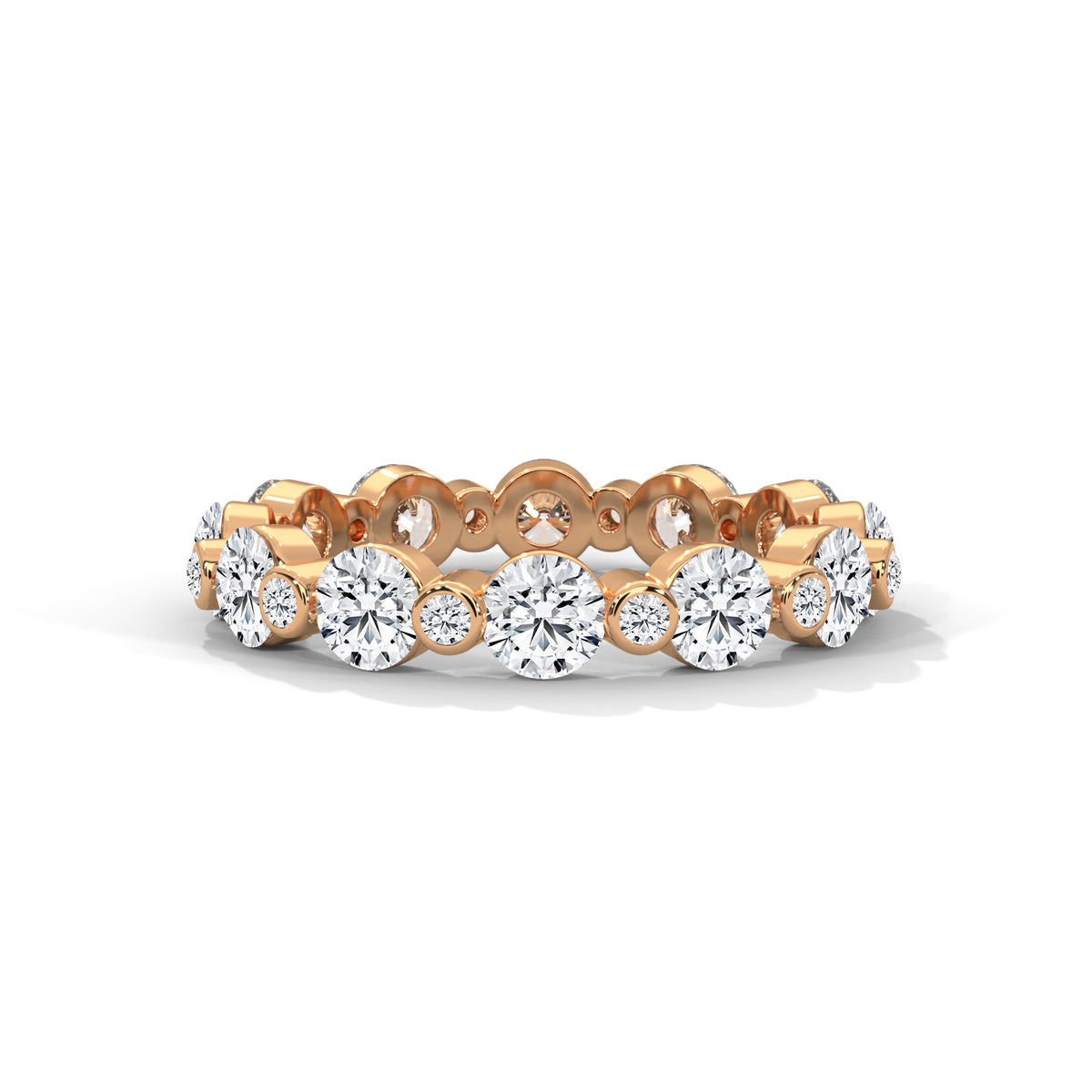 Bubble Bezel Eternity Ring