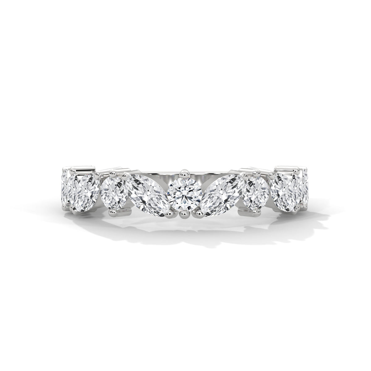 Marquise Drift Band Ring