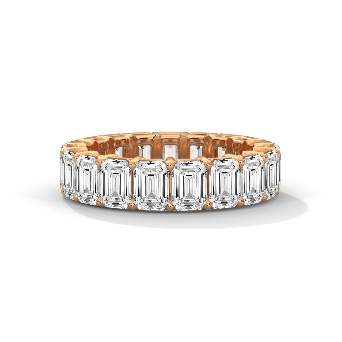 Endless Emerald Eternity Ring