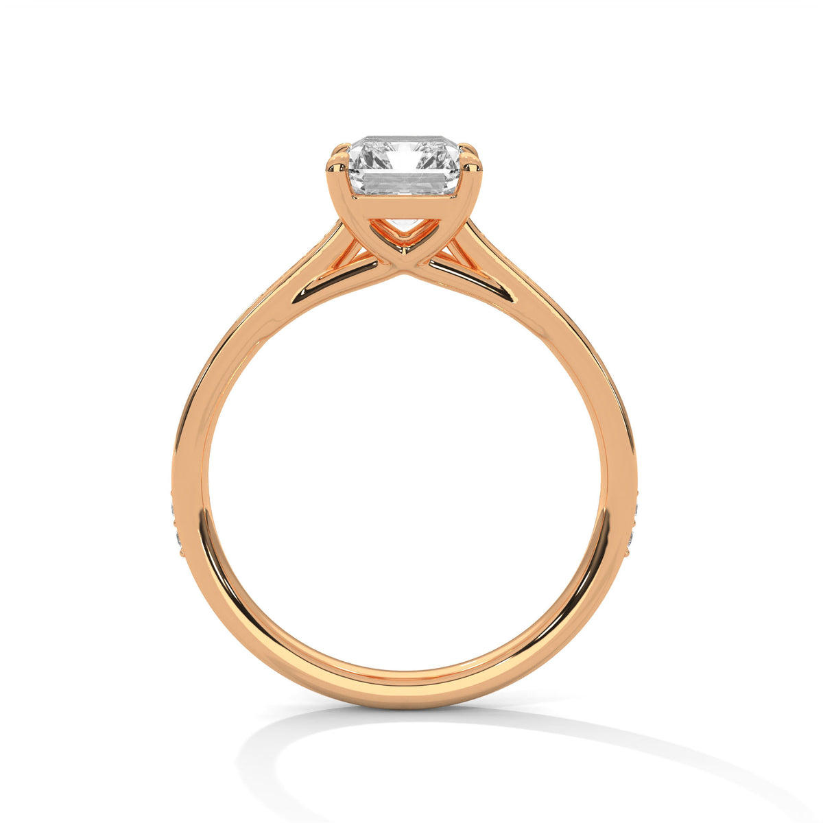 Radiant Illusion Solitaire Ring