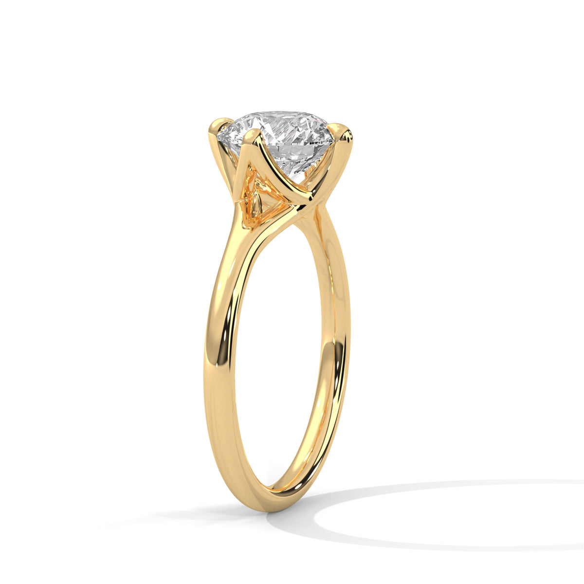 Sovereign Split Solitaire Ring