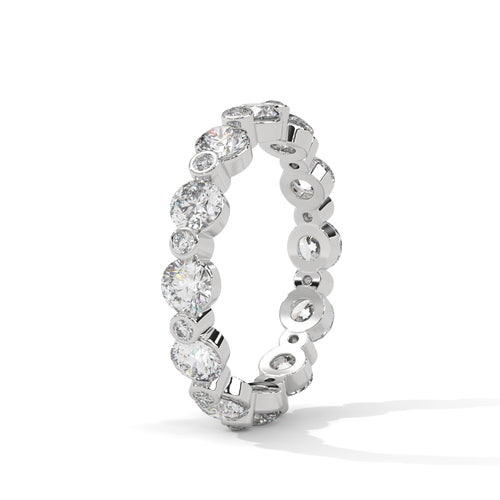 Bubble Bezel Eternity Ring