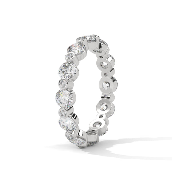 Bubble Bezel Eternity Ring