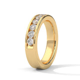 Luminous Channel Band Ring