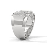 Crossvault Pavé Statement Ring