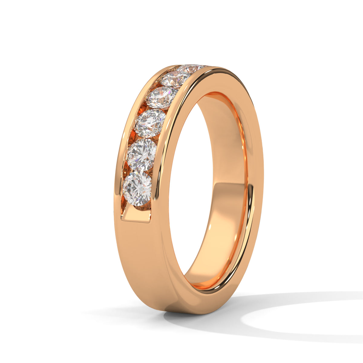 Luminous Channel Band Ring