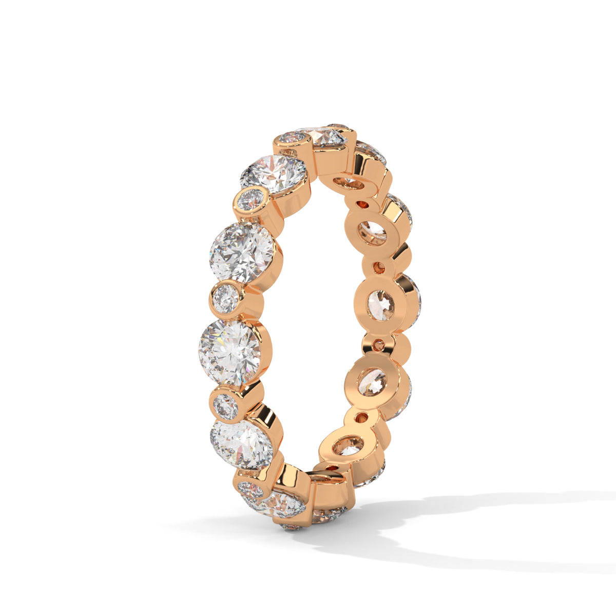 Bubble Bezel Eternity Ring