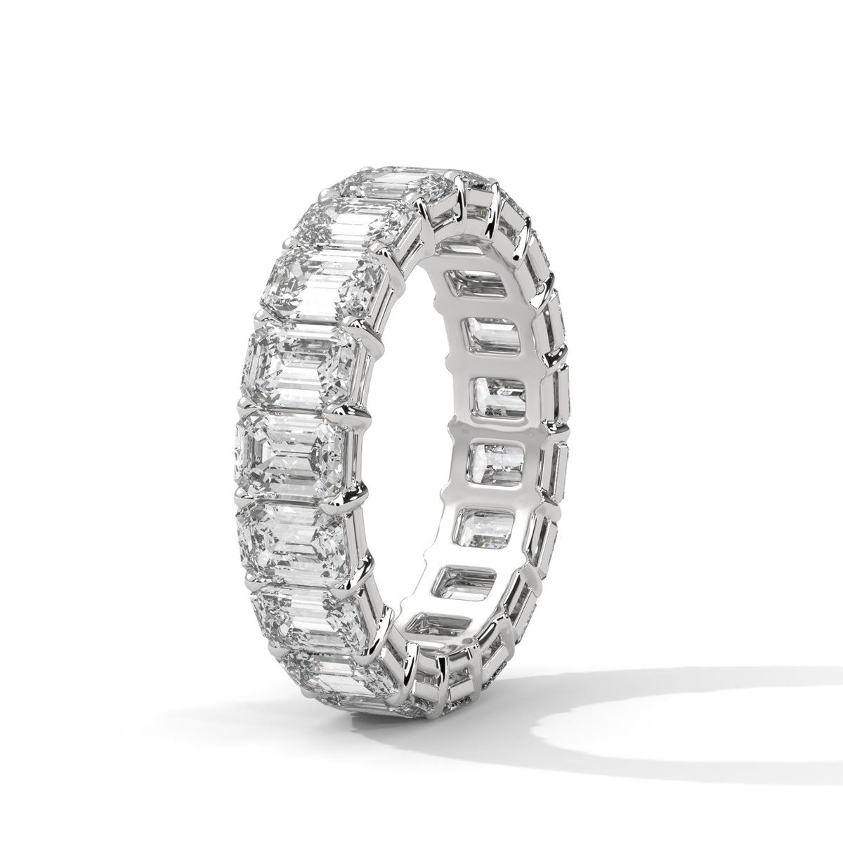 Endless Emerald Eternity Ring