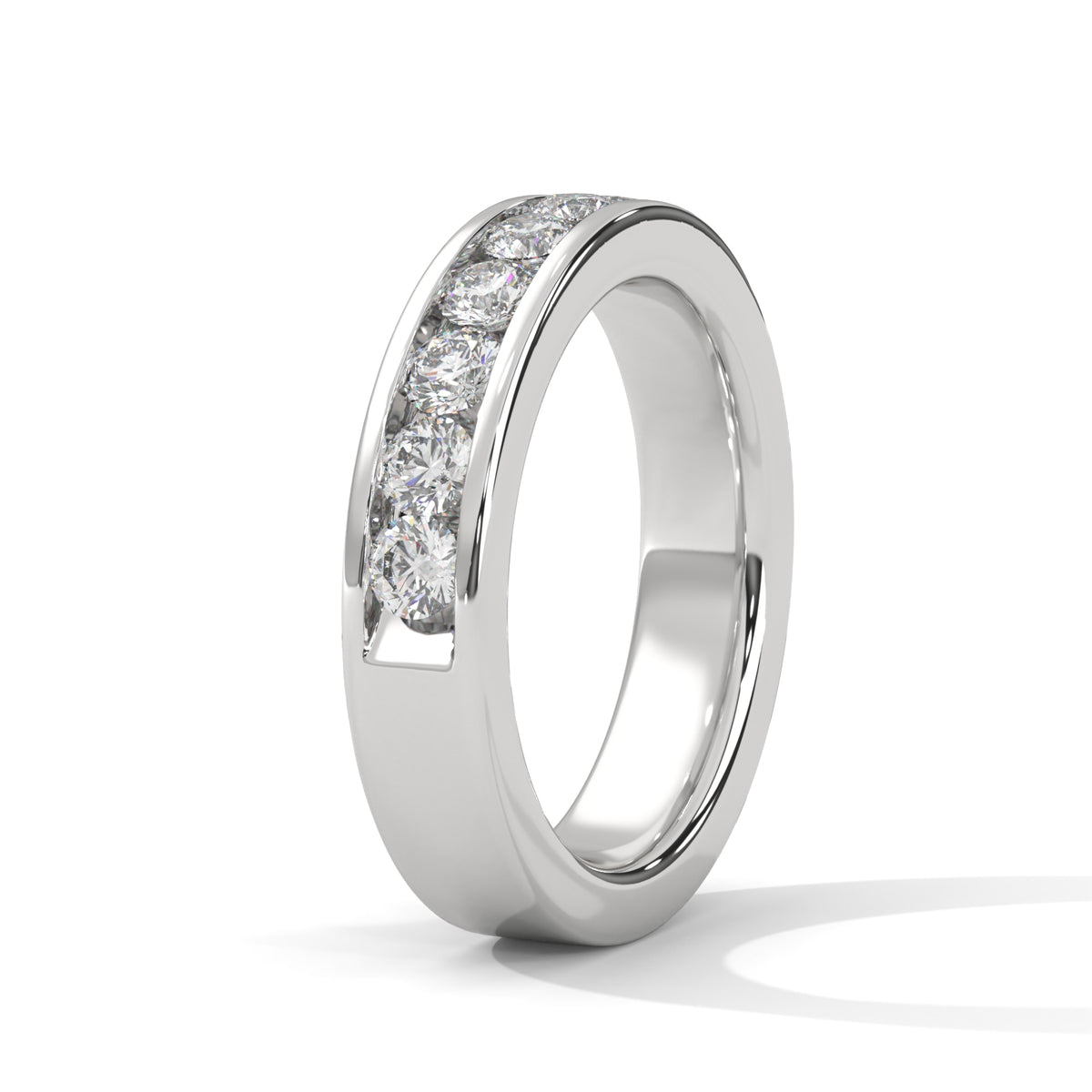 Luminous Channel Band Ring