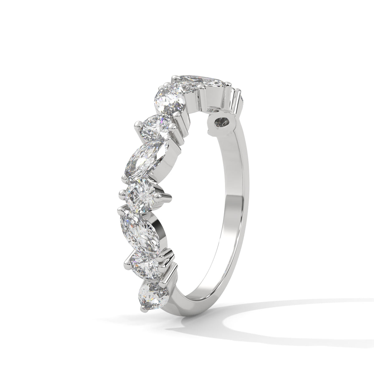 Marquise Drift Band Ring