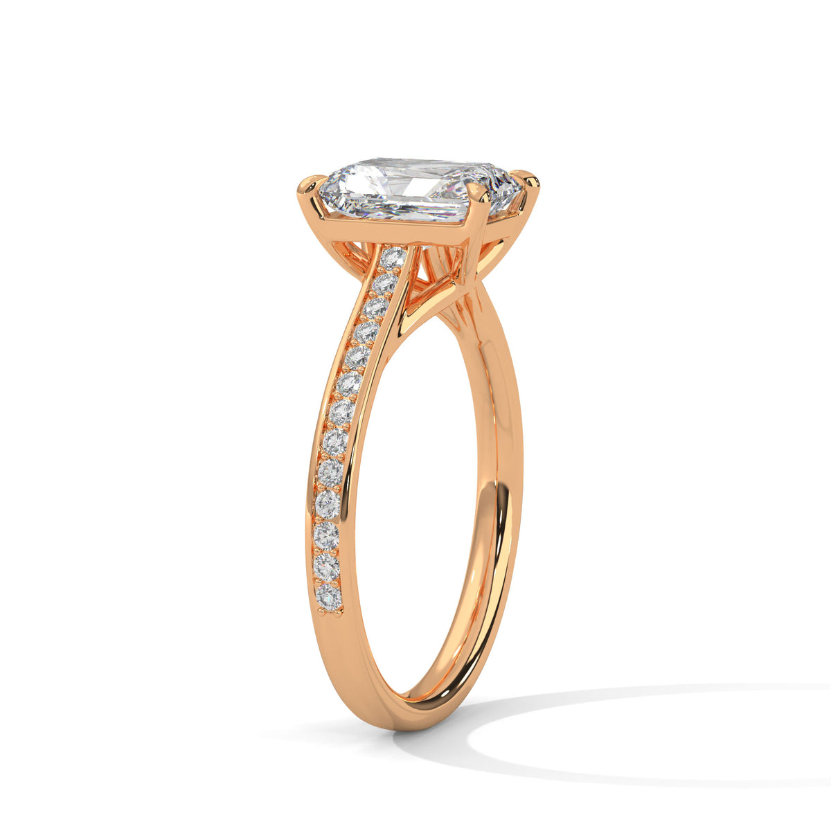 Radiant Illusion Solitaire Ring