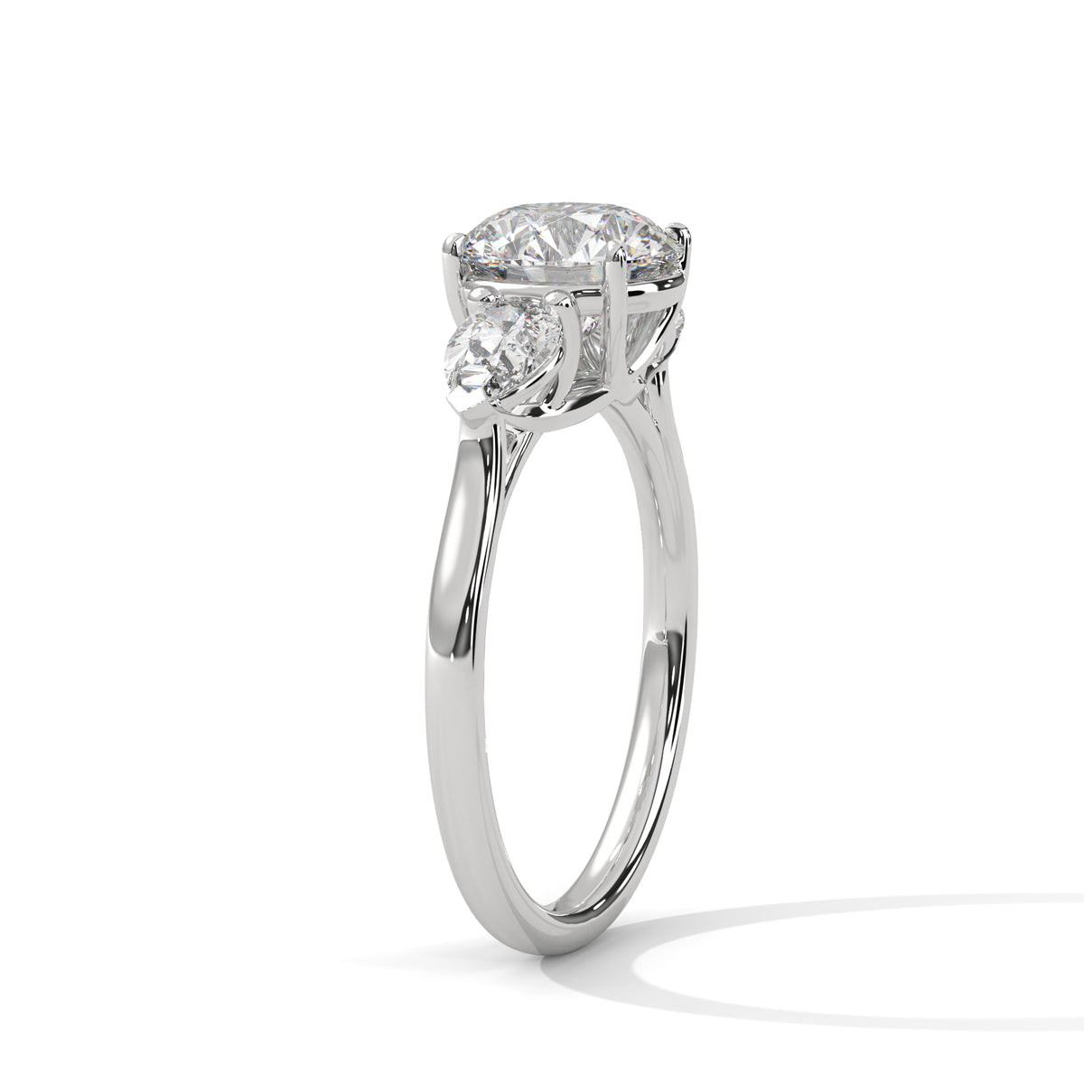 Celestial Trio Solitaire Ring