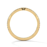 Wishbone Chevron Diamond Ring