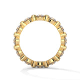 Bubble Bezel Eternity Ring