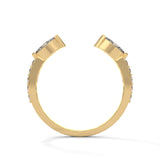 Twin Wings Open Ring