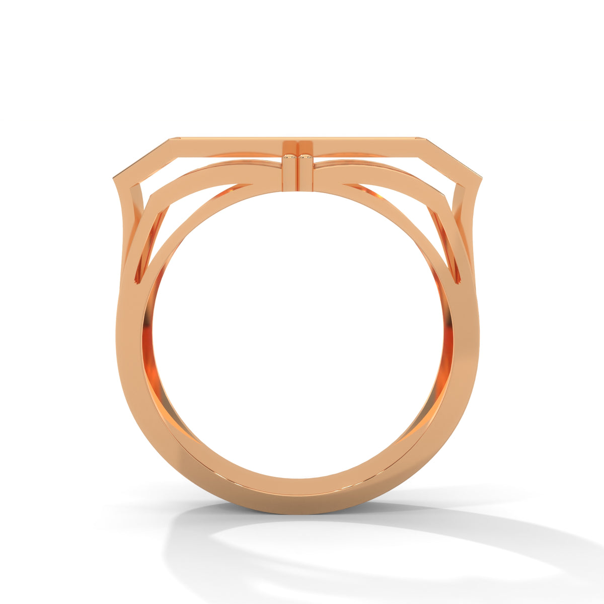 Crossvault Pavé Statement Ring