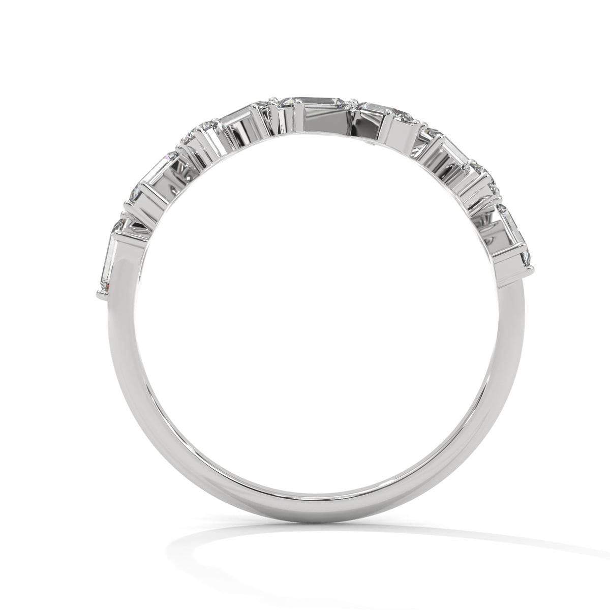 Scattered Baguette Constellation Ring