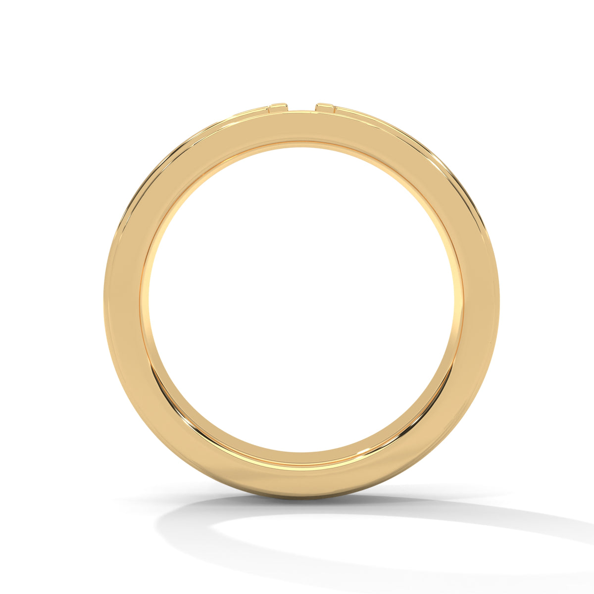 Parallel Gleam Diamond Band Ring