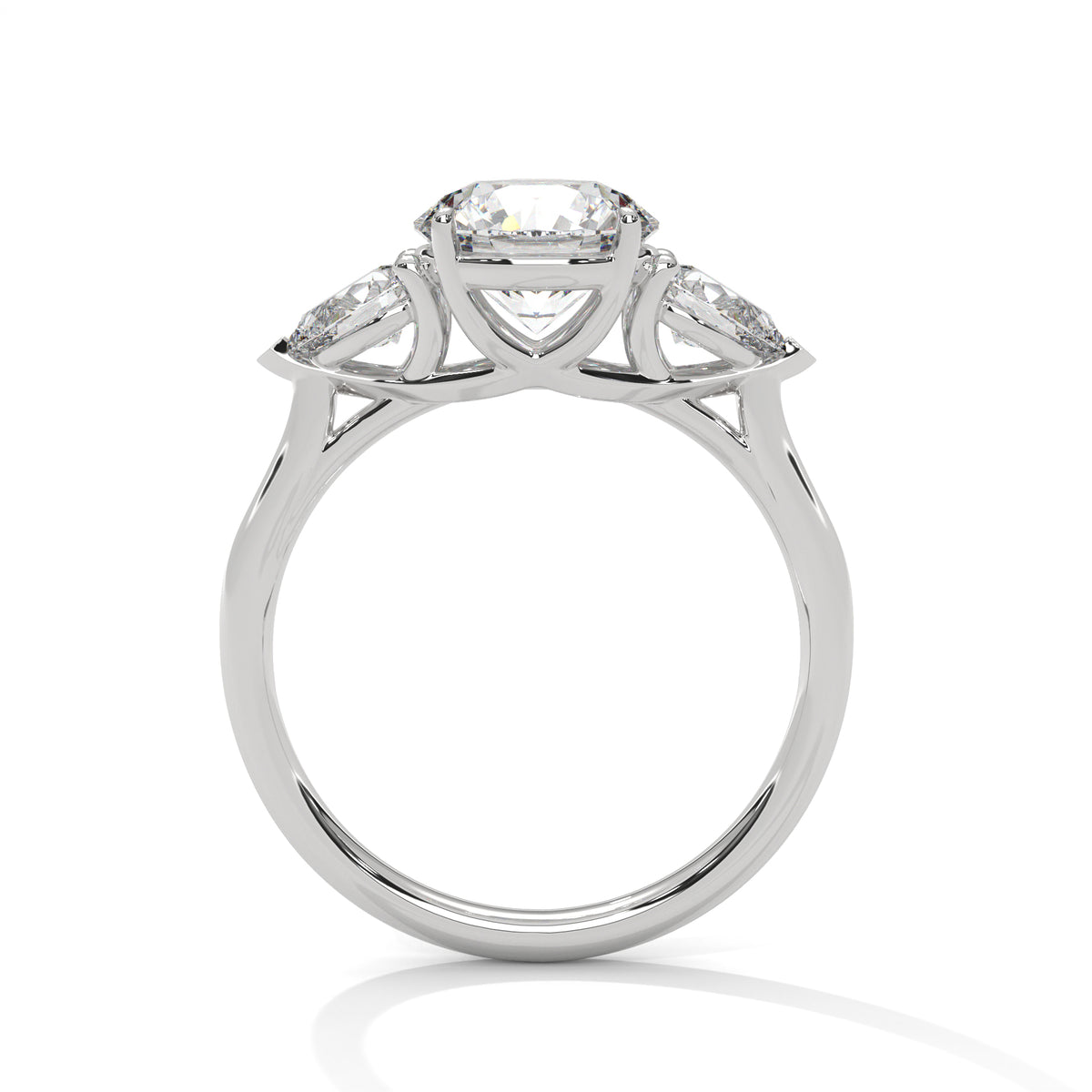 Celestial Trio Solitaire Ring