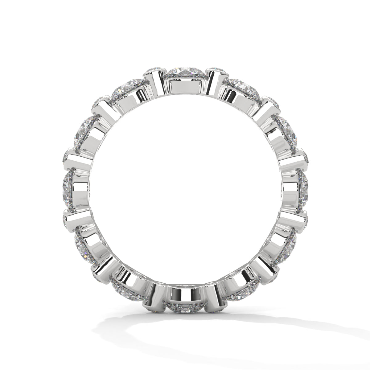 Bubble Bezel Eternity Ring