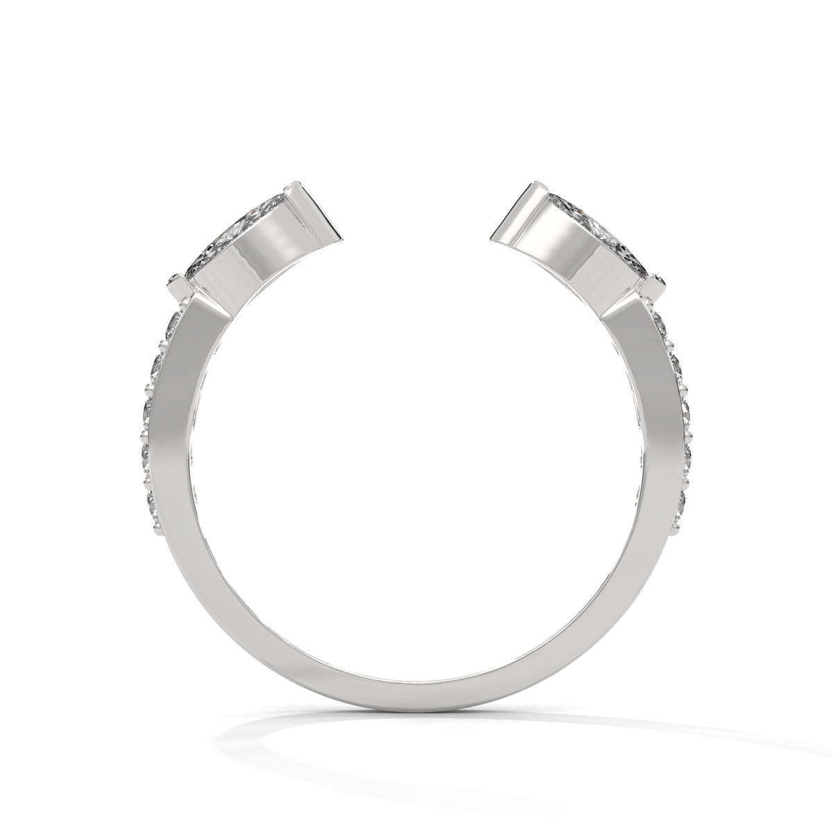 Twin Wings Open Ring