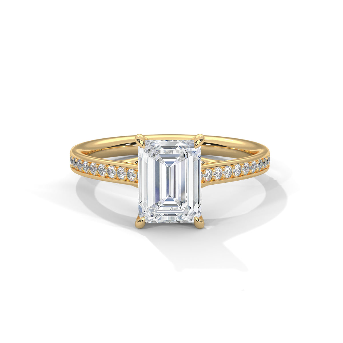 Radiant Illusion Solitaire Ring