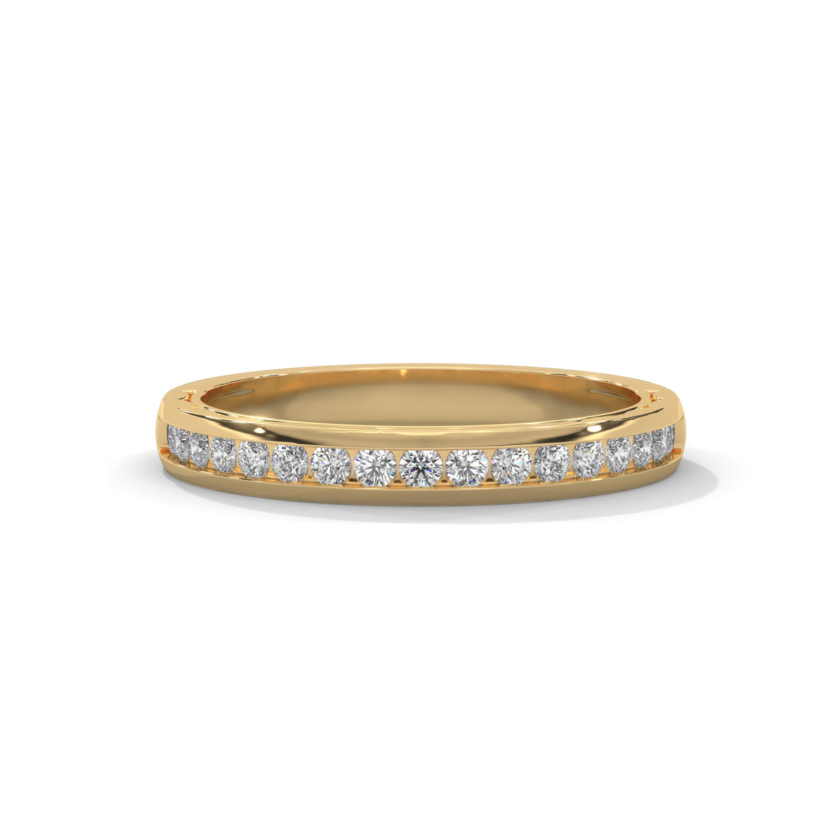 Channel Radiance Diamond Band Ring