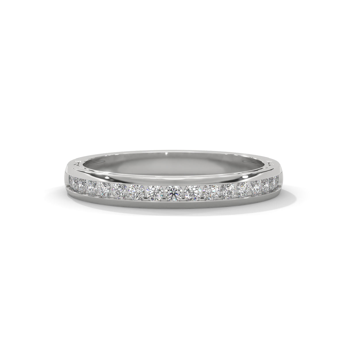 Channel Radiance Diamond Band Ring