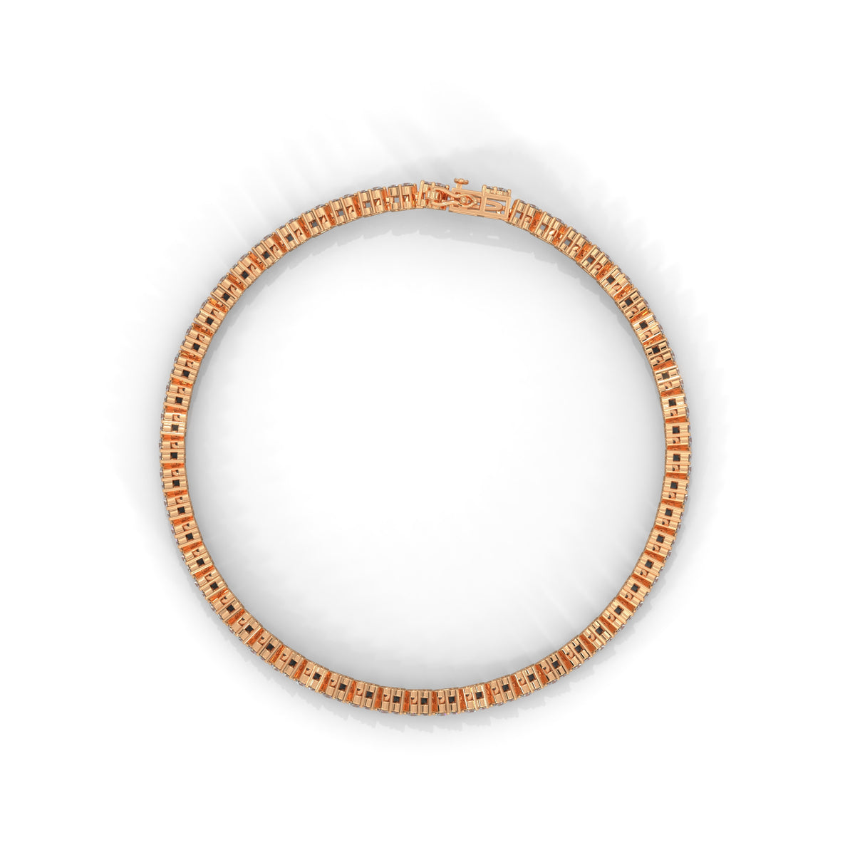 Cascading Bloom Tennis Bracelet