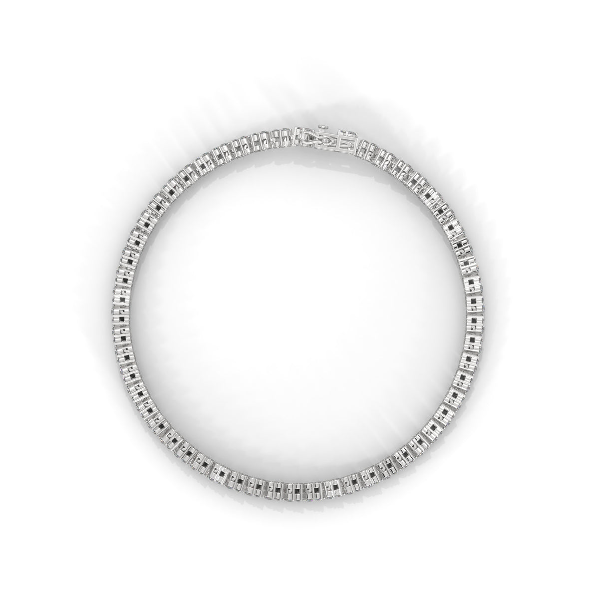 Cascading Bloom Tennis Bracelet